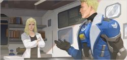 mercy with soldier 76